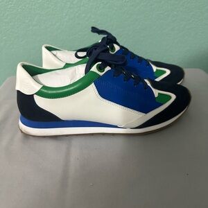 Tory Sport Women’s Blue, Green, and White Sneakers